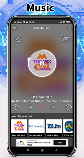 The Mix 88.9 The Mix Radio App Screen 2
