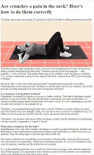 How to Do Crunches Exercises