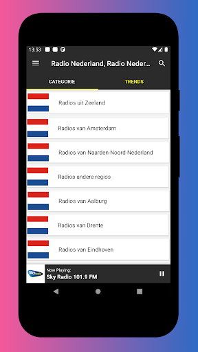 Android application Radio Netherlands: FM Radio NL screenshort
