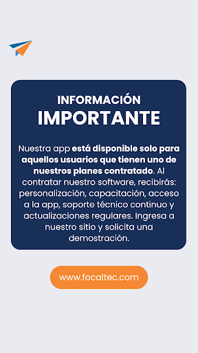 Android application Focaltec Gastos de Viaje screenshort