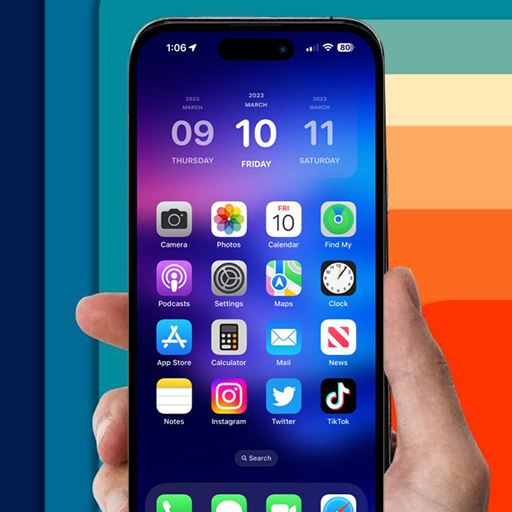 iOS iPhone 15 Pro Max Launcher logo