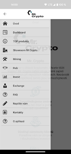 Android application Mr. Crypto screenshort
