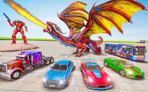 Dragon Robot Police Truck Game 1.6.9 screenshots 1