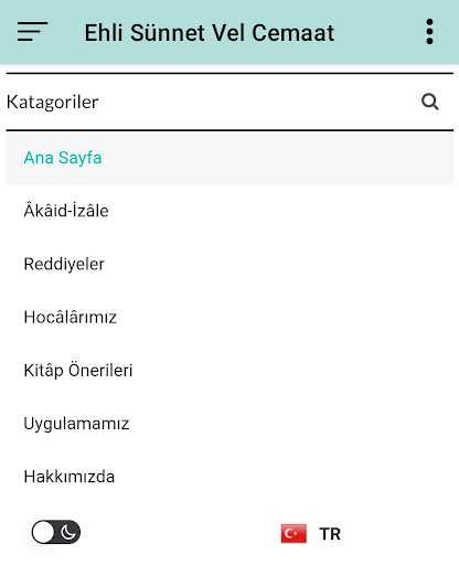 Android application Ehli Sünnet Vel Cemaat screenshort