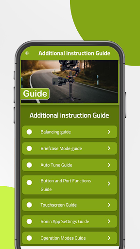 DJI RS 3 Pro App Guide Screen 3