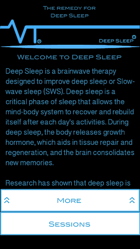 Android application Deep Sleep screenshort