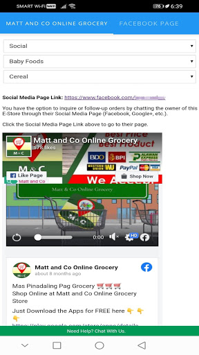 Mc Grocery Screen 2
