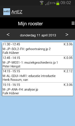 Android application ArtEZ screenshort