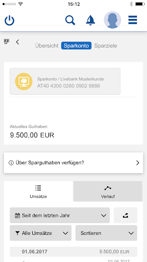 LiveBANK Screen 3