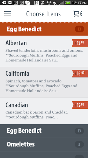 Bennys Breakfast Bar Screen 3