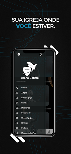 Android application Arena Batista Connect screenshort