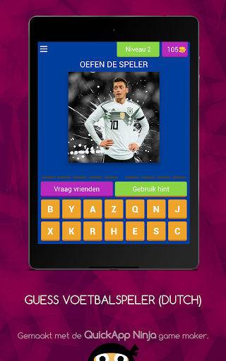 GUESS VOETBALSPELER Dutchlanguage
