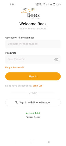 Android application Beez screenshort