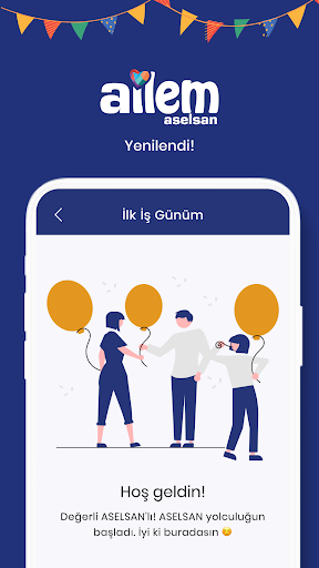 Android application Ailem ASELSAN screenshort