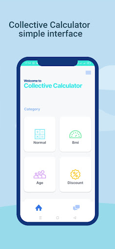 Android application Collective Calculator screenshort