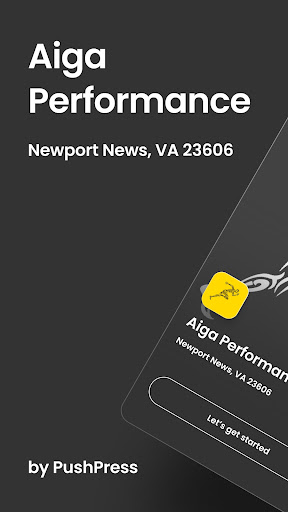 Android application Aiga Performance screenshort
