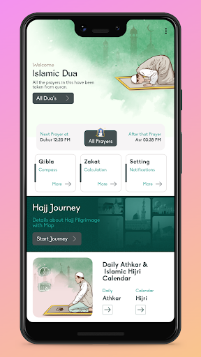 Android application Islamic Dua screenshort