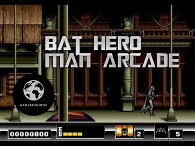 Bat Hero Man Arcade Retro Game