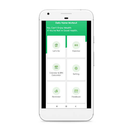 Android application Home Workout & BMI Calculator screenshort