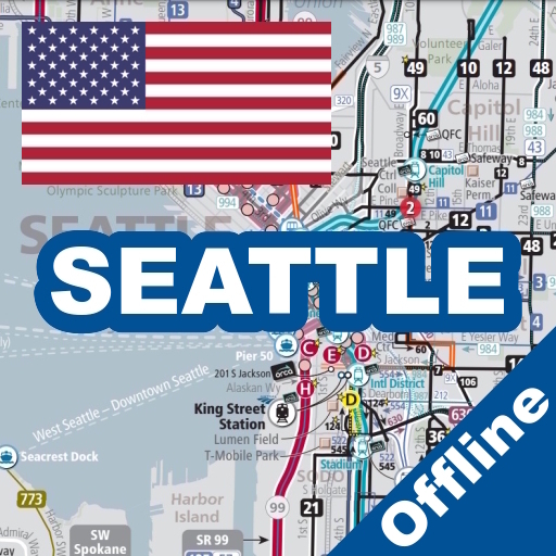 Seattle Metro Bus Map Offline logo