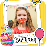 Birthday Photo Frames and Collage Maker icon