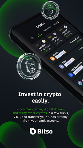 Android application Bitso screenshort