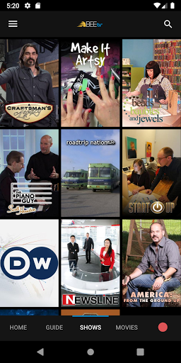 Screenshot of Beehive BEEtv