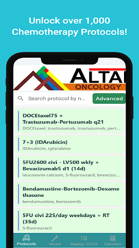 Android application ALTAI Oncology screenshort