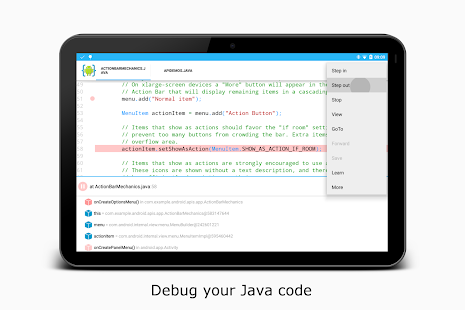 AIDE- IDE for Android Java C++ Captura de tela