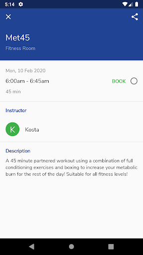 In Balance Fitness Screen 2