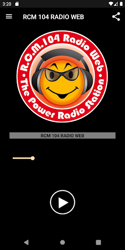 Android application RCM 104 RADIO OFFICIAL APP screenshort