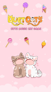 Duet Cats: Cute Popcat Music Screenshot