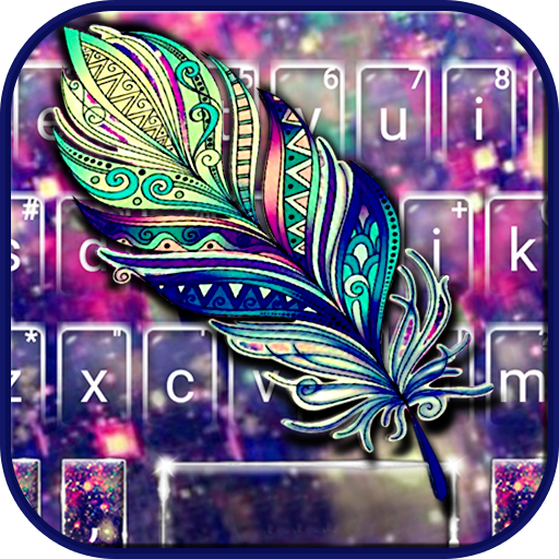 Galaxy Feather Keyboard Theme  Icon
