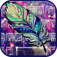 Тема для клавиатуры Galaxy Feather