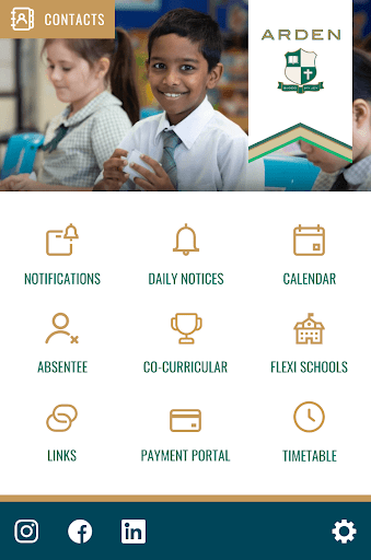 Android application Arden Anglican School screenshort