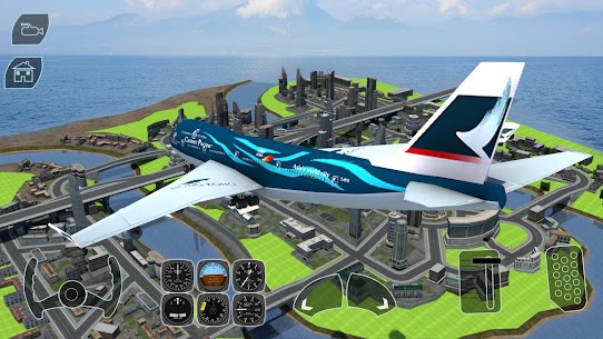 Take off Airplane Pilot Race Flight Simulator 9