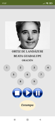Android application Guadalupe Ortiz de Landázuri screenshort