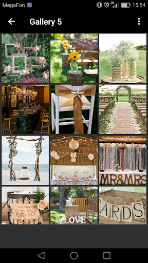 Rustic Wedding Decorations Screen 2