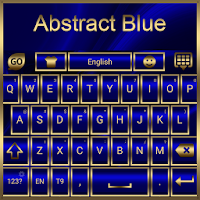 Abstract Blue Go Keyboard them
