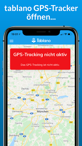 Android application tablano GPS-Tracker screenshort