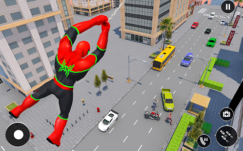 Super Rope Man hero: grand cri 1.0 APK + Mod (Unlimited money) untuk android