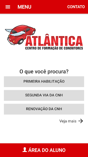 Android application CFC Atlântica screenshort