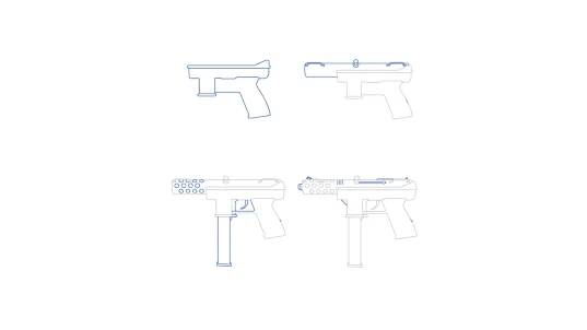 كيفية رسم سلاح FF