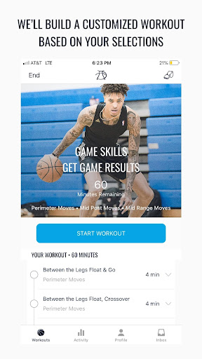 Pure Sweat Basketball Workouts Screen 3