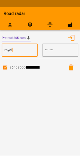 Android application Roadradar screenshort