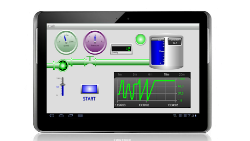 TeslaSCADA2 Runtime Screen 2