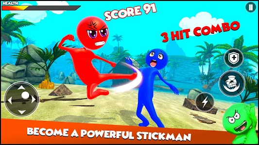 Super Hero Stickman Fight Game Unknown