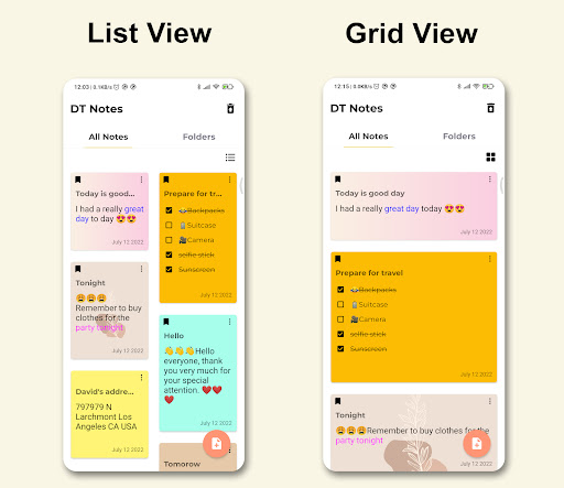 Android application Notes - Notepad, Notebook screenshort