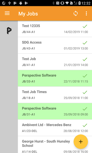 Perspective Field Service Screen 2