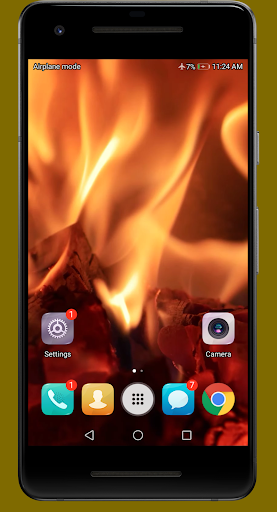 Relax Fireplace Live Wallpaper Screen 2